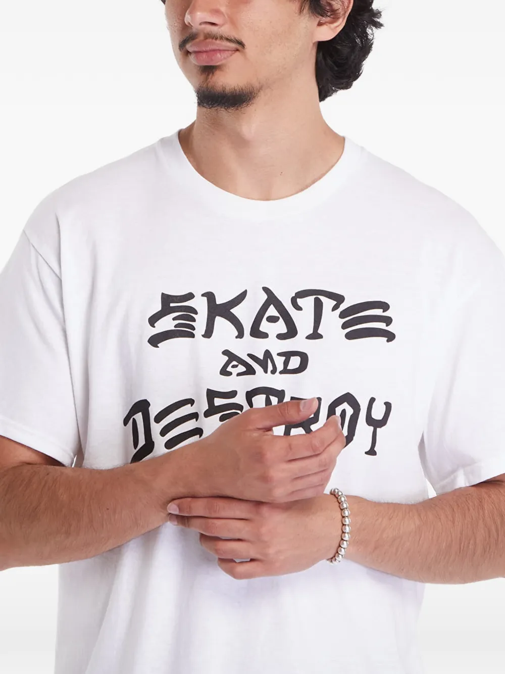 Thrasher Skate And Destroy T-shirt - Blanc
