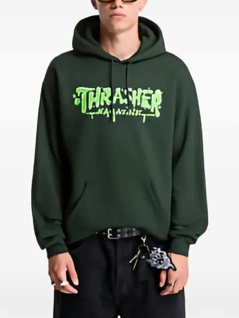 Thrasher Wet Paint pouch hoodie