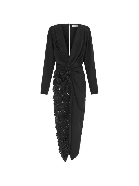 16Arlington Idina embroidered midi dress