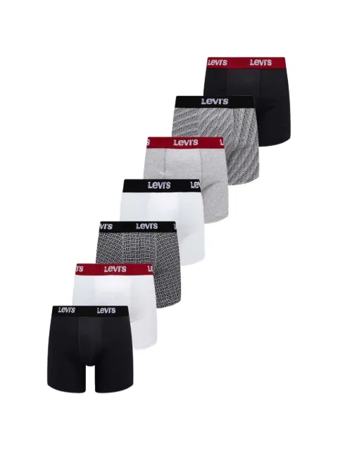Levi's logo-waistband boxer briefs (set of seven)