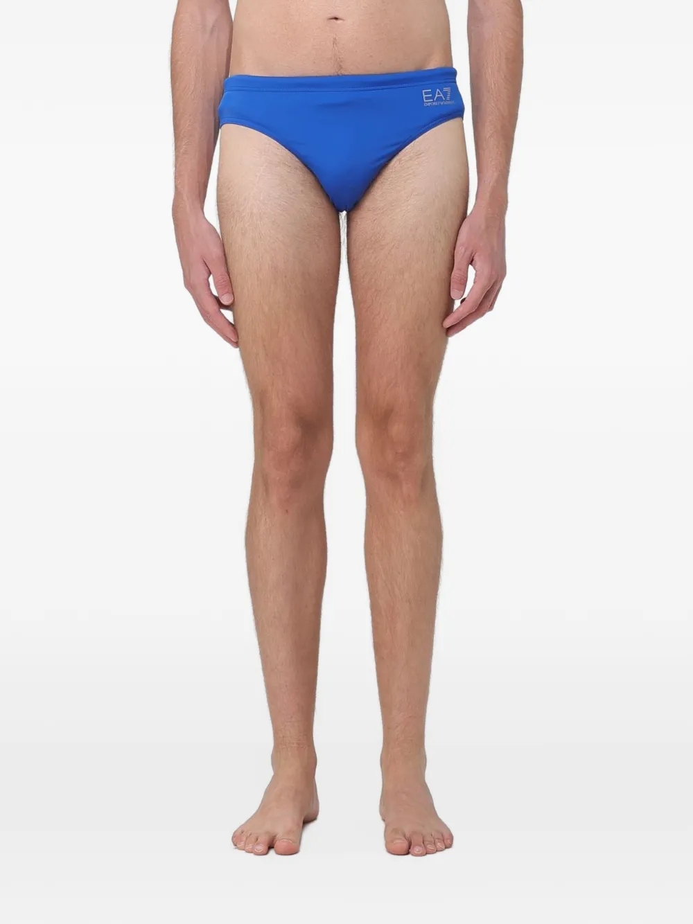 Ea7 Emporio Armani Costume da bagno con stampa - Blu