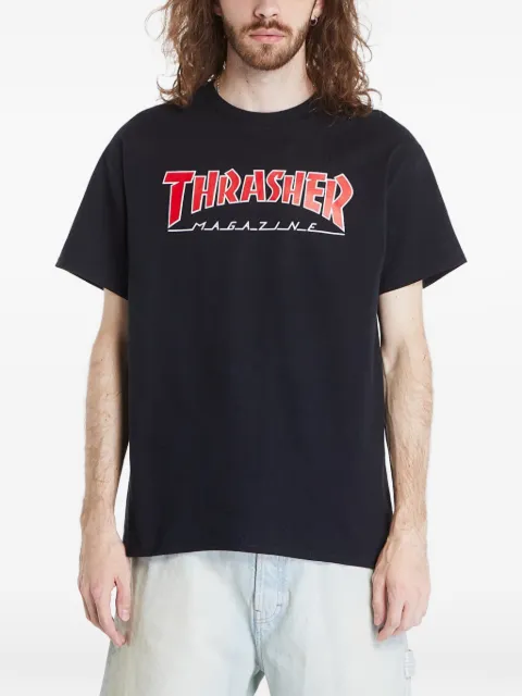 Thrasher Outlined logo-print T-shirt