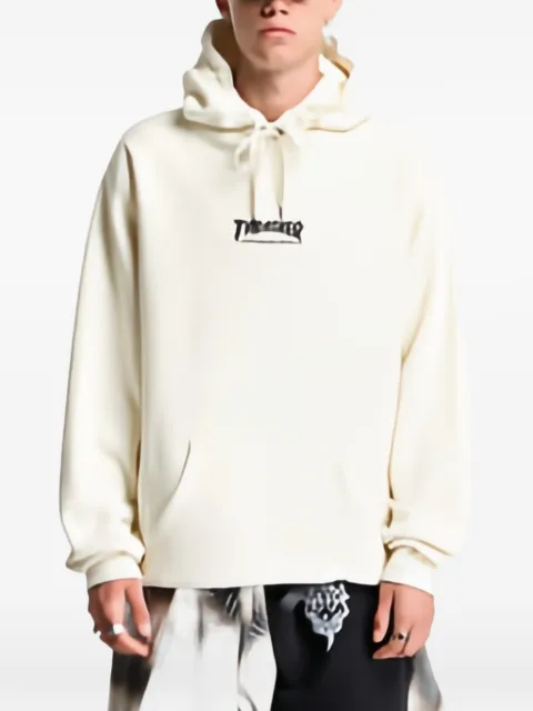 Thrasher logo-embroidered hoodie