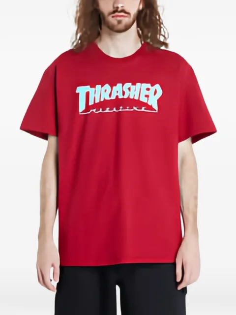 Thrasher Outlined logo-print T-shirt