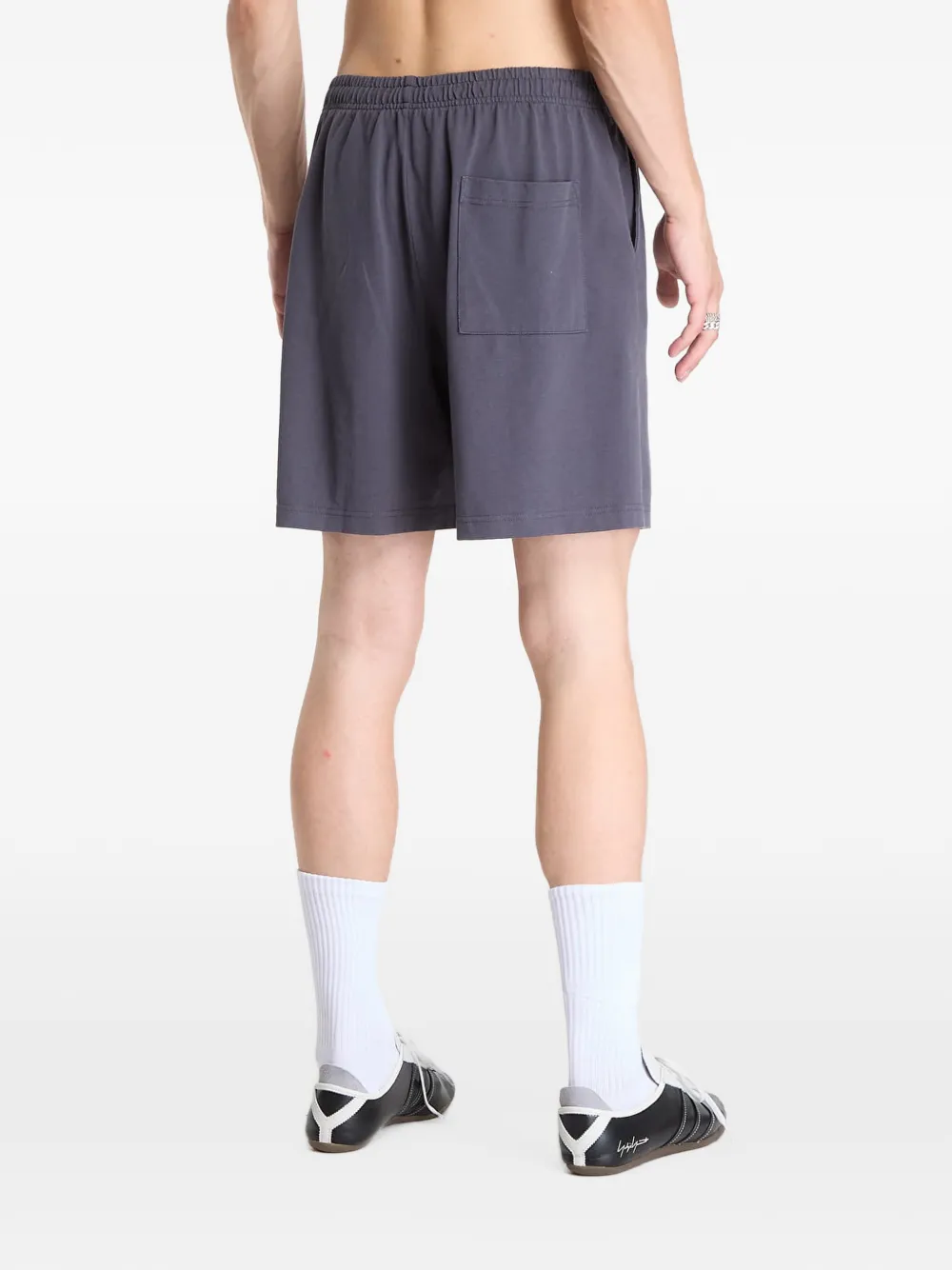 Sporty & Rich Varsity Crest gym shorts Grijs