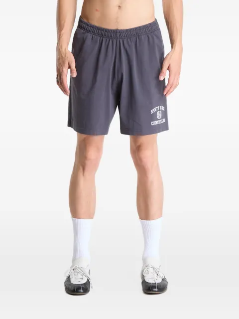 Sporty & Rich Varsity Crest gym shorts