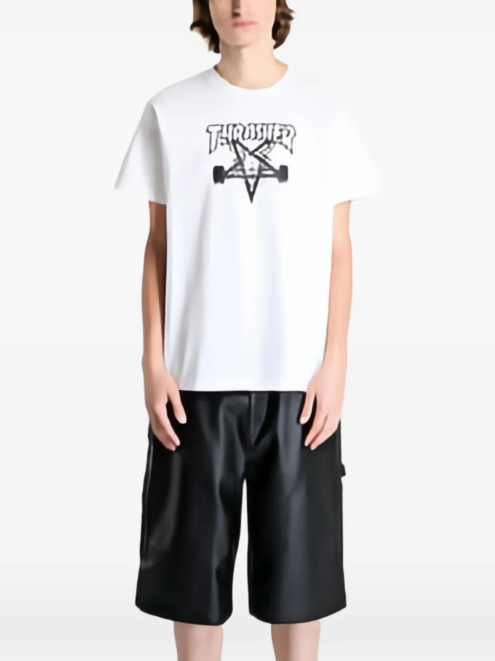 Thrasher Skategoat cotton T-shirt - Blanc