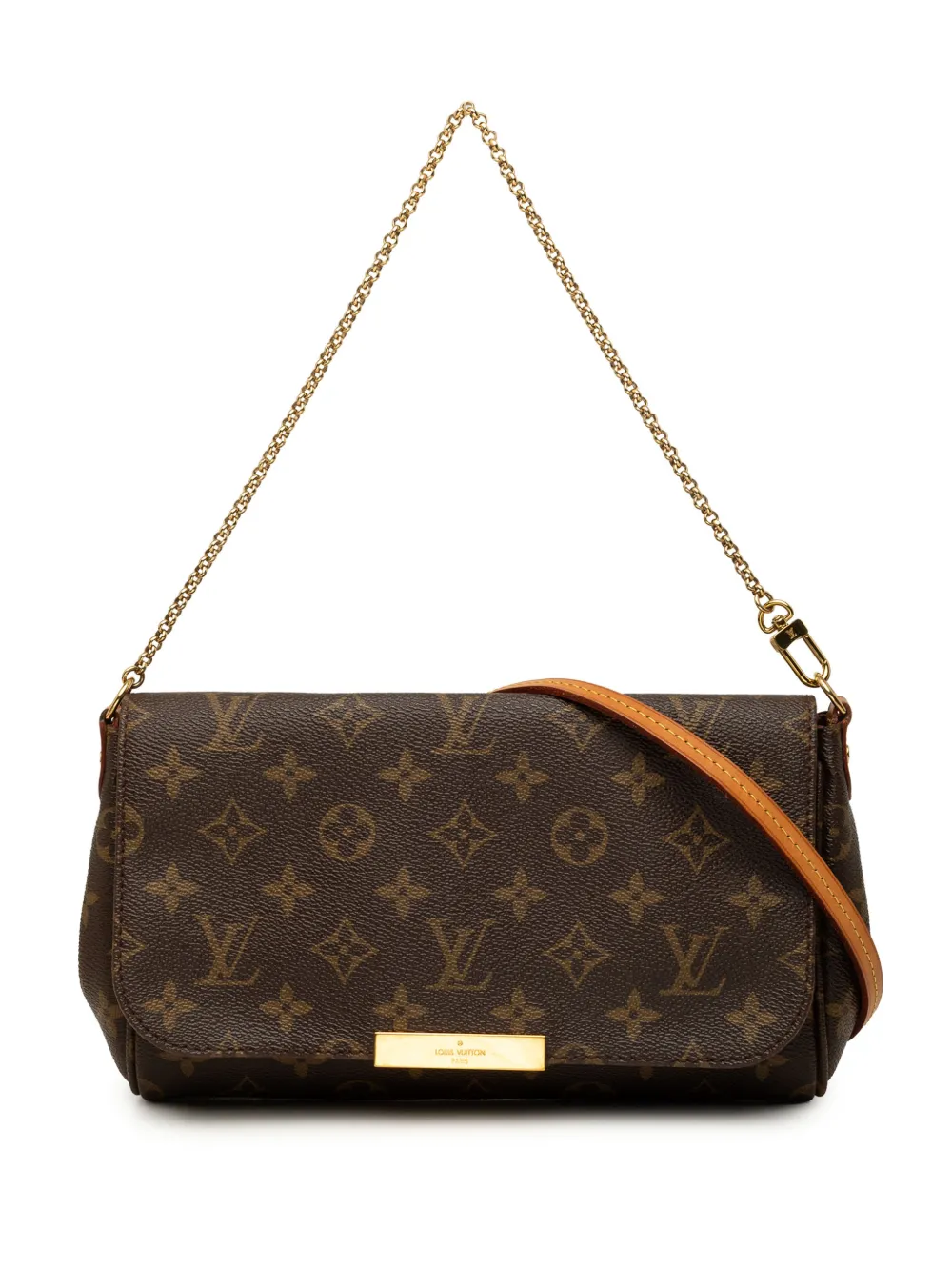 Louis Vuitton Pre-Owned 2014 Monogram Favorite MM satchel - Brown