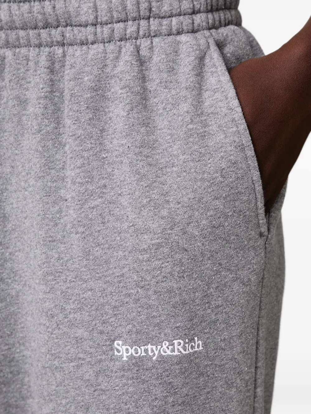Sporty & Rich Blakely logo-print track pants Grijs