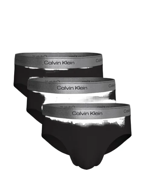 Calvin Klein logo-waistband pack of three briefs