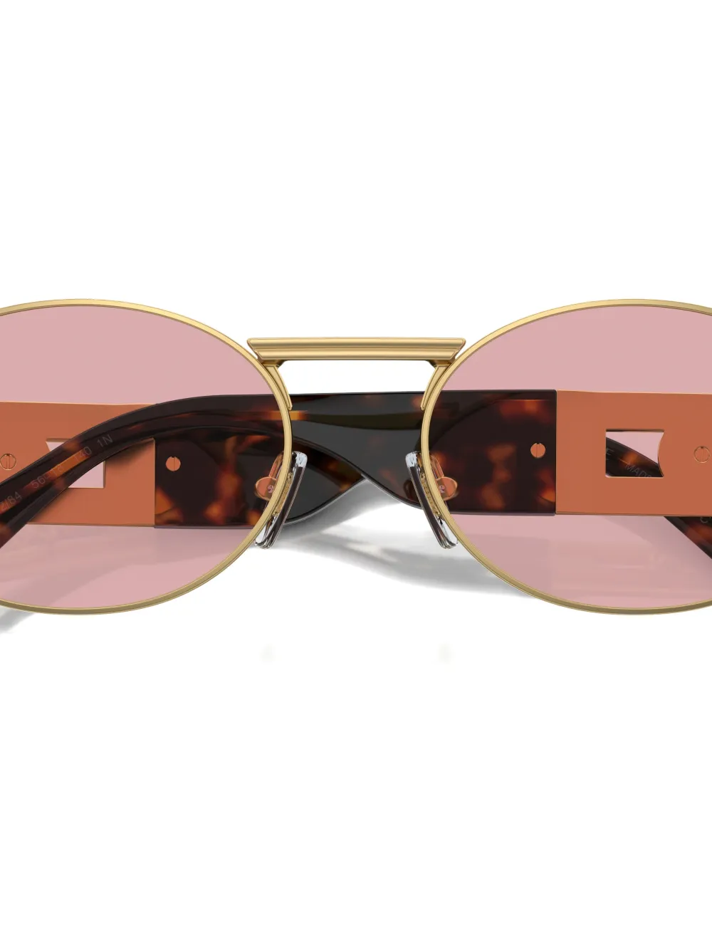 Versace Eyewear Medusa Biggie oval-frame sunglasses Goud