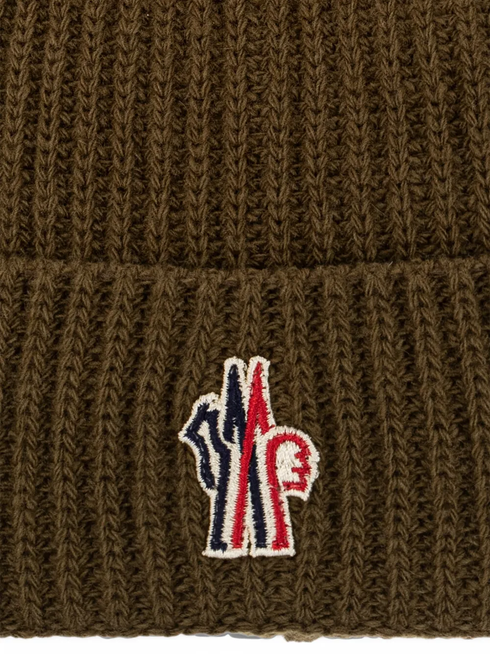 MONCLER GRENOBLE KIDS Apres-Ski muts met logo-patch Bruin
