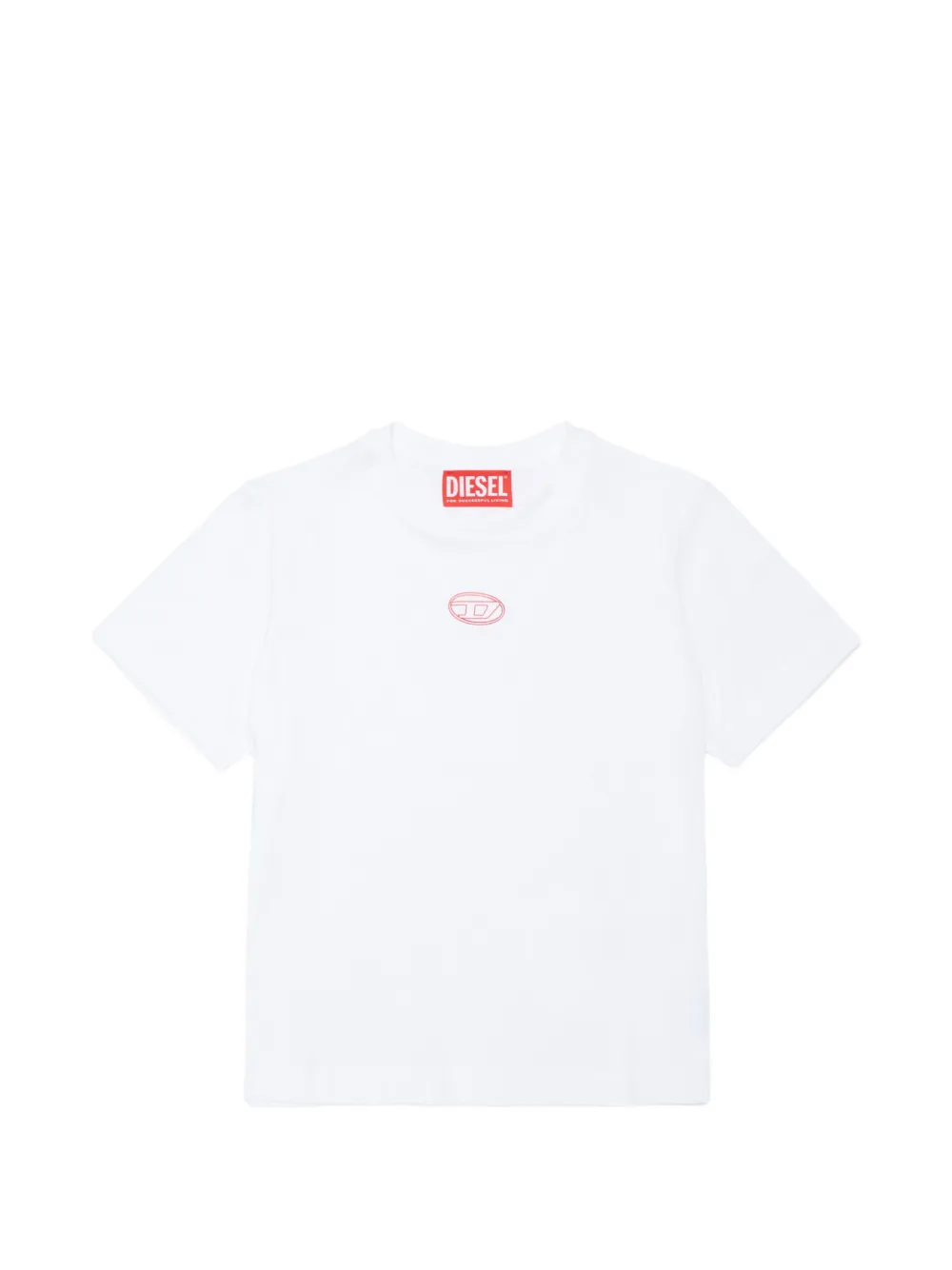 Diesel Kids crew-neck T-shirt - Bianco