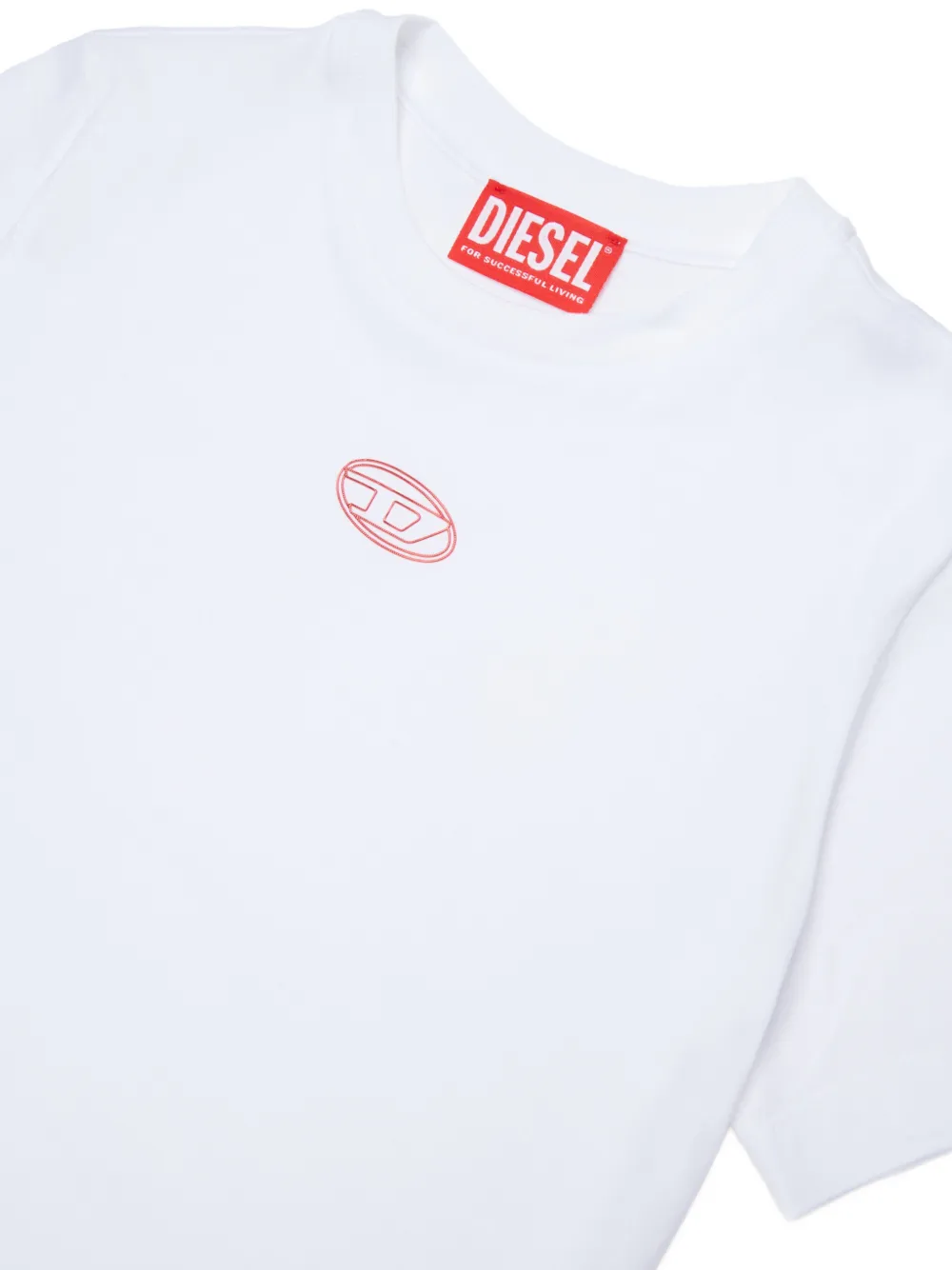 Diesel Kids crew-neck T-shirt Wit