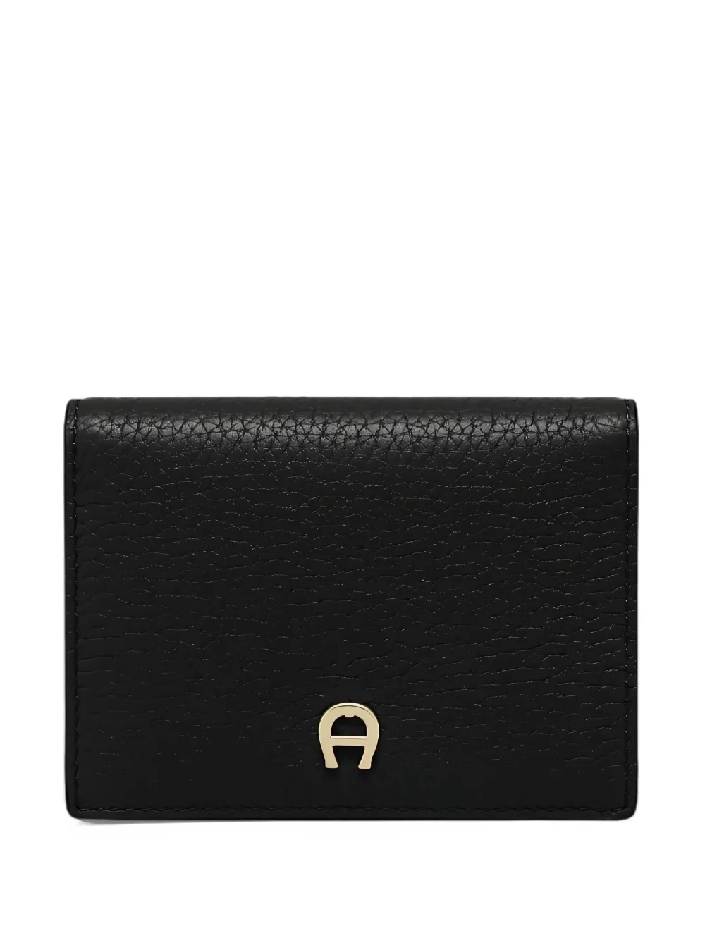 AIGNER Delia grained leather wallet - Nero