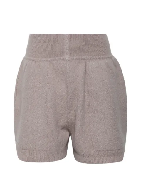 Rick Owens shorts de mezcla de cachemira y tejido fino