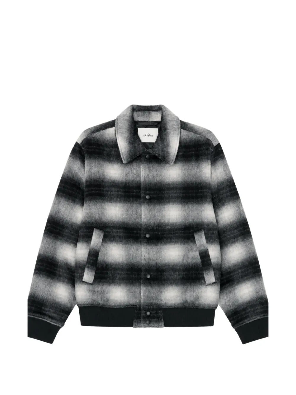 Les Deux Shadowcheck varsity jacket - Nero