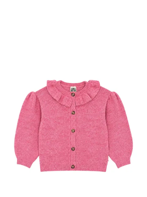 Bonton Paloma ruffled knitted cardigan