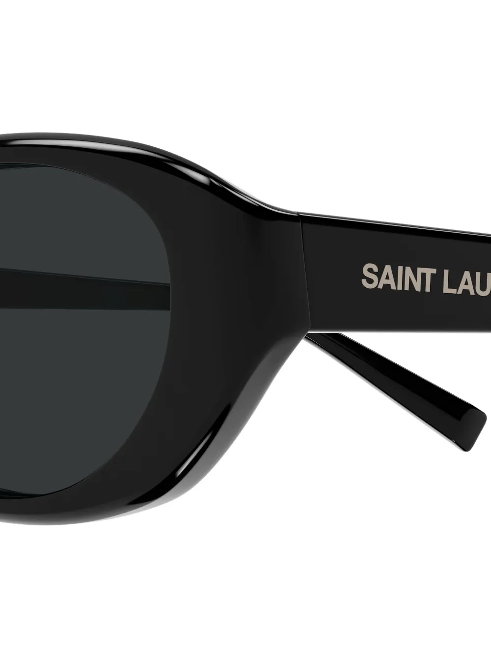 Saint Laurent Eyewear oval-frame sunglasses Zwart