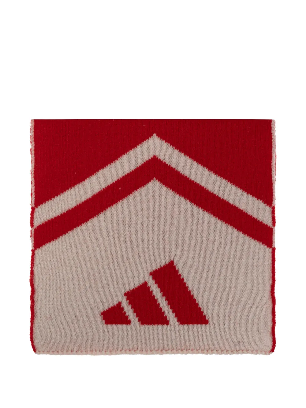 adidas x Arte Antwerp logo-intarsia scarf - Rosso