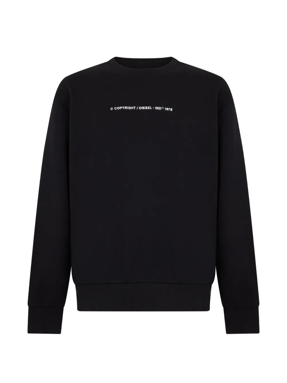 Diesel logo-print sweatshirt Zwart