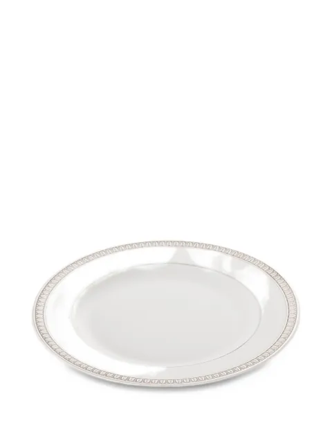 Christofle Malmaison platinum-trim plate