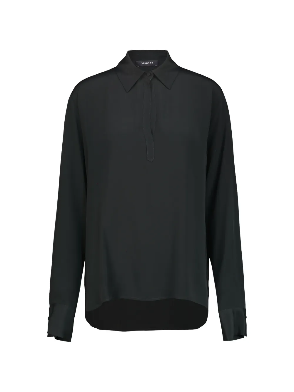 DRHOPE high-low shirt - Nero