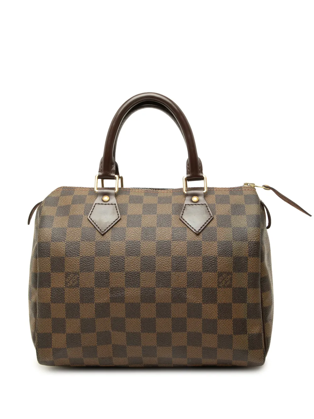 Louis Vuitton Pre-Owned 2007 Damier Ebene Speedy 25 boston bag - Marrone