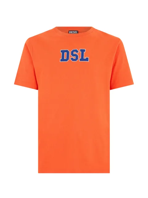 Diesel embroidered logo-patch T-shirt