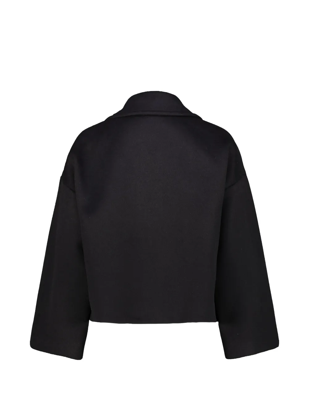 DRHOPE Cropped jack met dubbele rij knopen Zwart