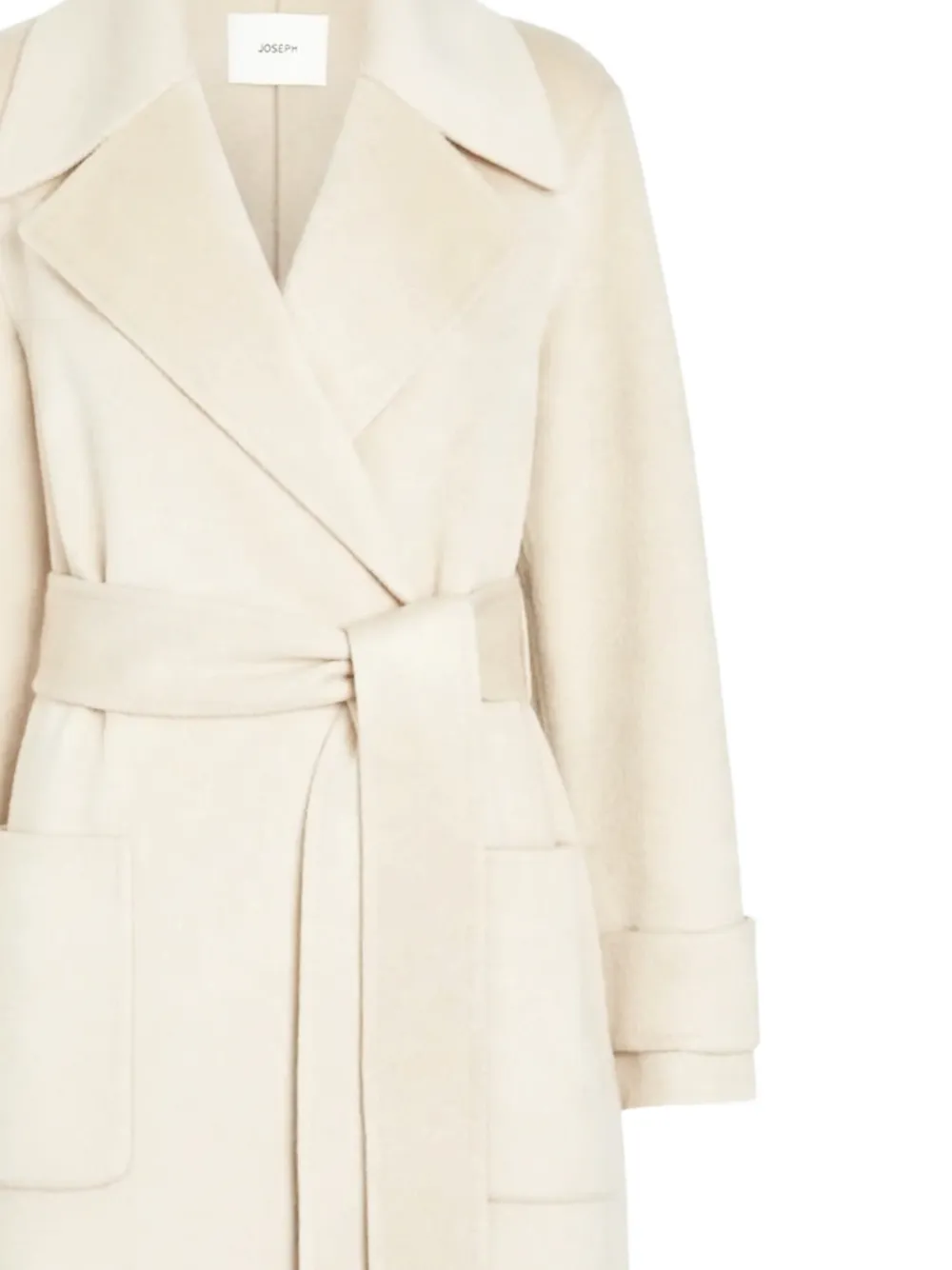 JOSEPH Arlina belted coat Beige