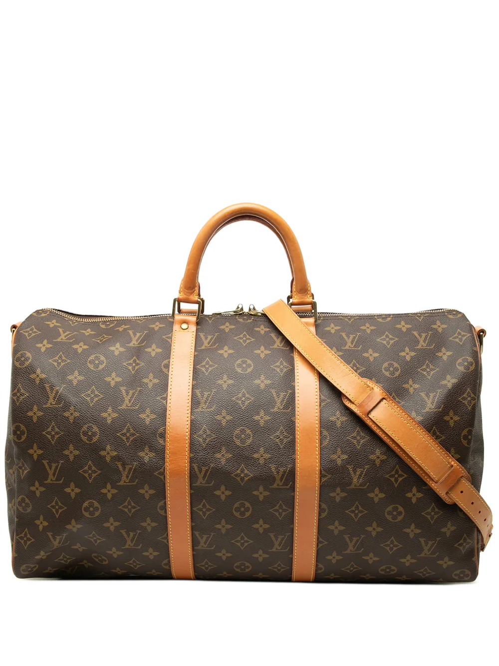 Louis Vuitton Pre-Owned 1998 Monogram Keepall Bandouliere 50 travel bag - Brown
