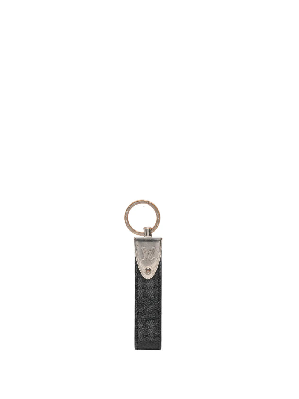 Louis Vuitton Pre-Owned 2000-2026 Damier Infini Dragonne Bag Charm key chain - Nero