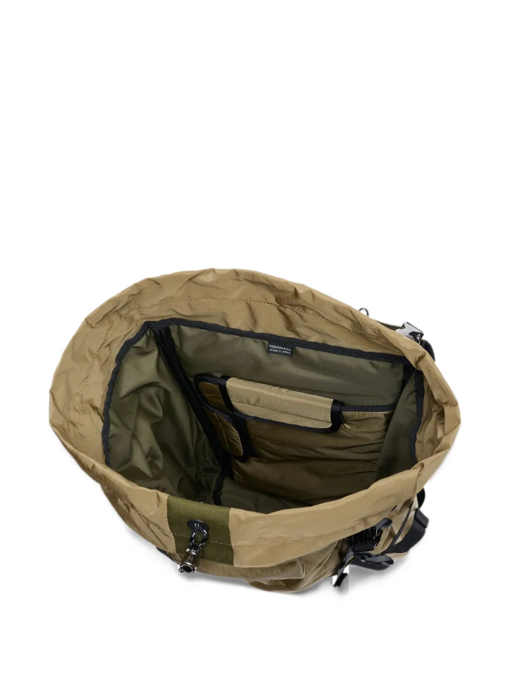 Porter-Yoshida & Co. New Hype rugzak met logo-patch Groen