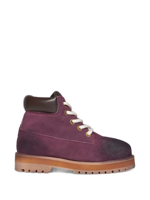 PDF Strada distressed-effect suede boots