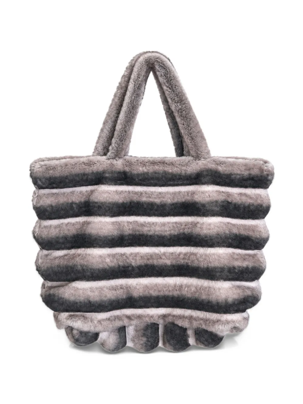 AWGE striped tote bag | Grey | Image 1