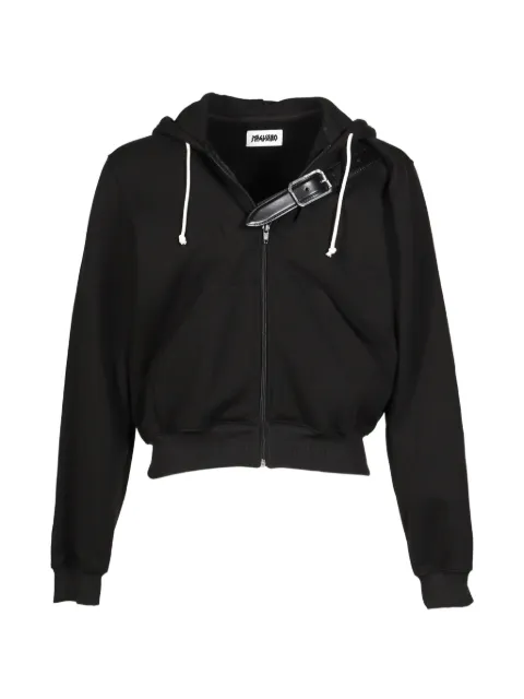 Magliano Provincia buckle-detail cropped hoodie