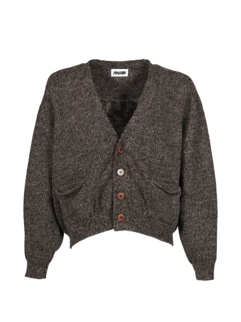 Magliano Grandpa logo-knit cardigan