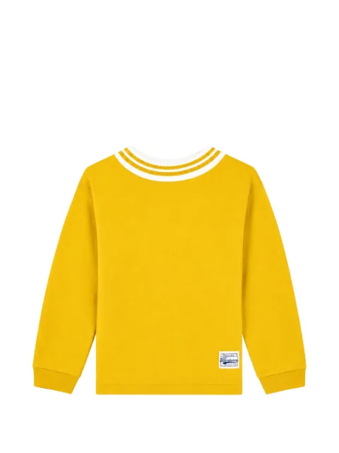 Bonton Pitt Sweatshirt mit gestreiftem Besatz