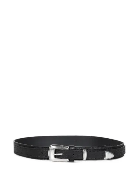 LEMAIRE Minimal Western belt in grained cow leather
