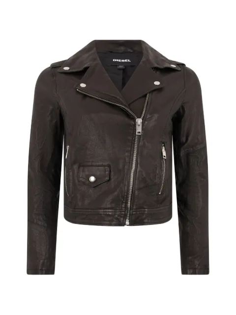 Diesel lambskin biker jacket