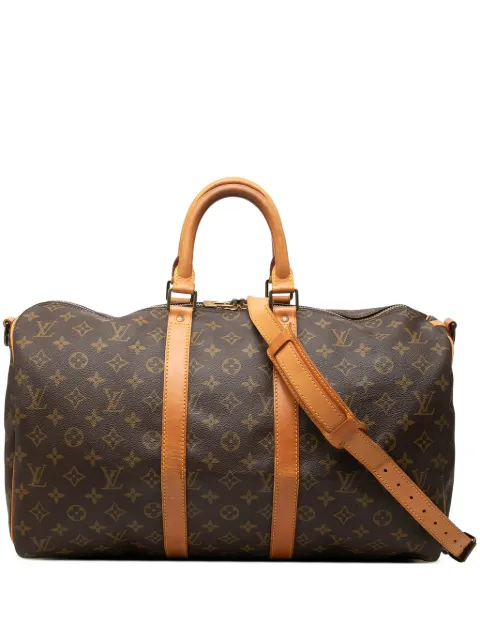 Louis Vuitton Pre-Owned 1990 Monogram Keepall Bandouliere 45 travel bag