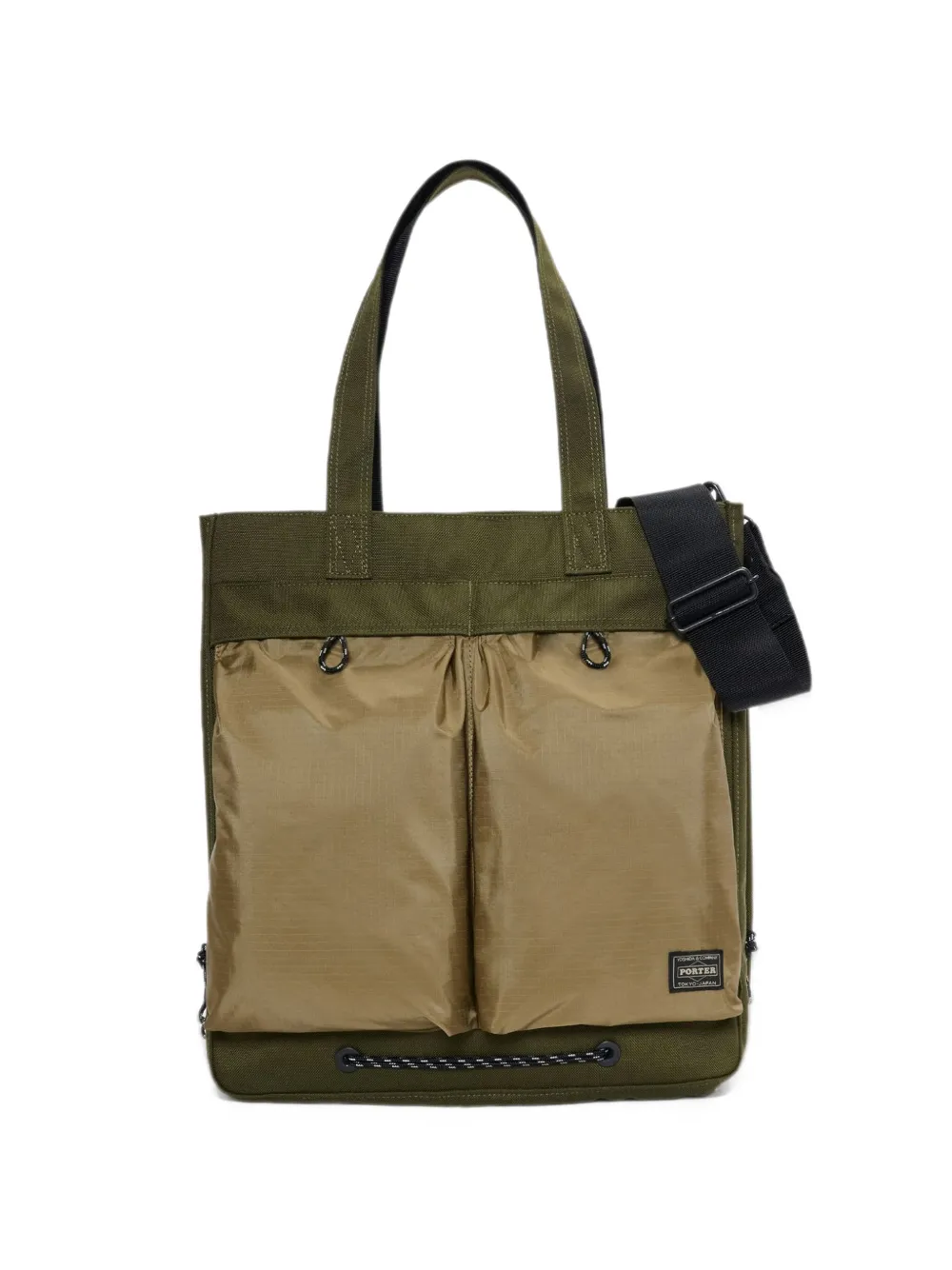 Porter-Yoshida & Co. New Hype handtas met twee draagopties Groen