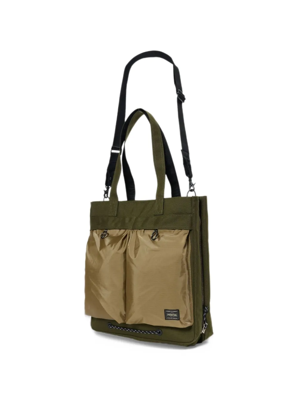 Porter-Yoshida & Co. New Hype handtas met twee draagopties Groen