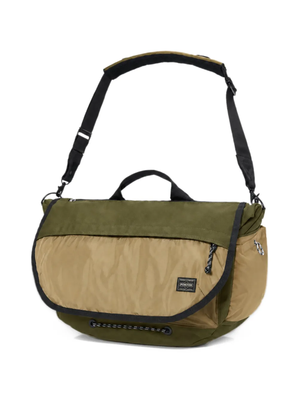 Porter-Yoshida & Co. New Hype handtas met logo-detail Groen