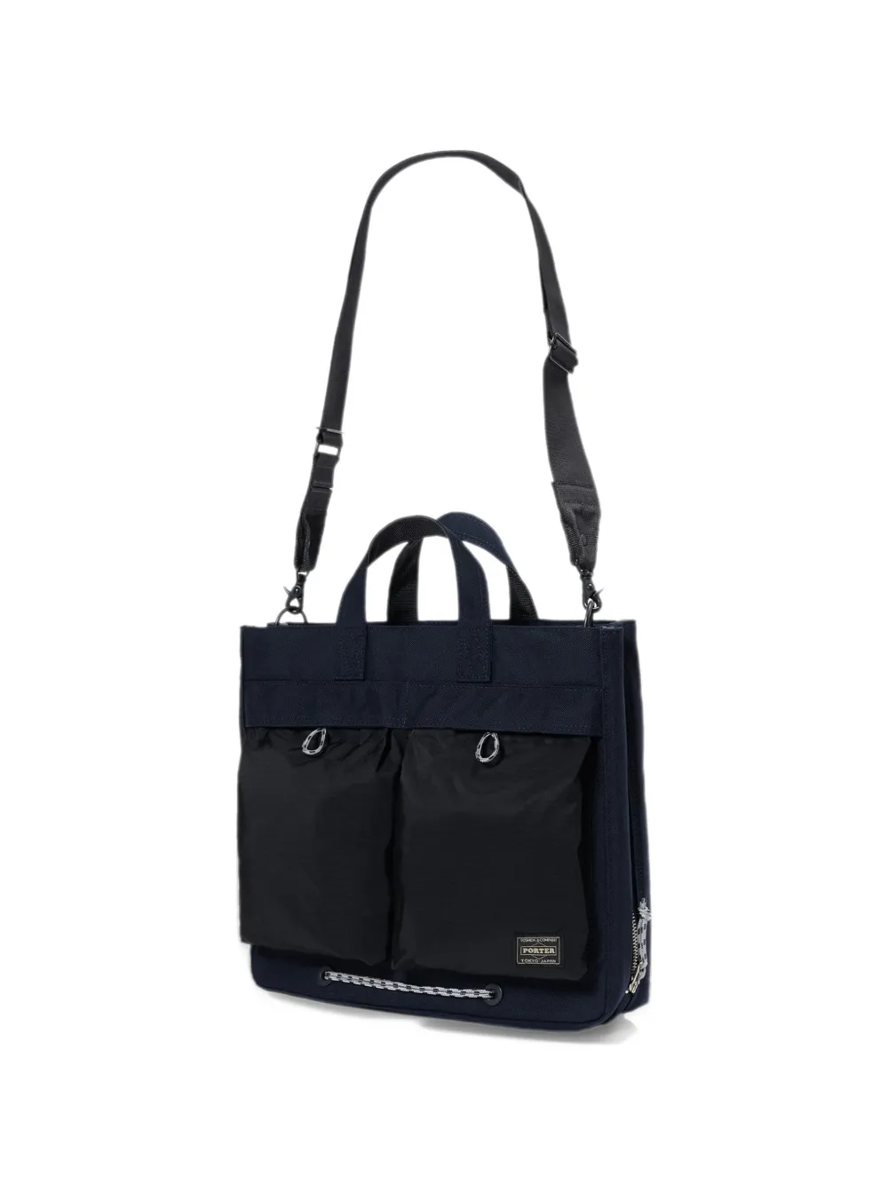 Porter-Yoshida & Co. New Hype handtas met twee draagopties Blauw