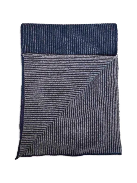 Brunello Cucinelli Cashmere English rib vanisé knit scarf