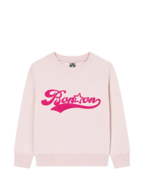 Bonton Smile logo-embroidered sweatshirt