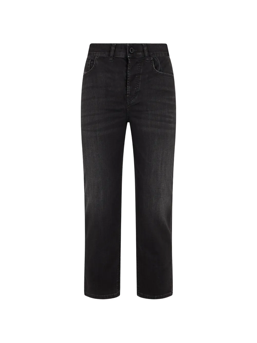 Diesel straight-leg jeans Zwart