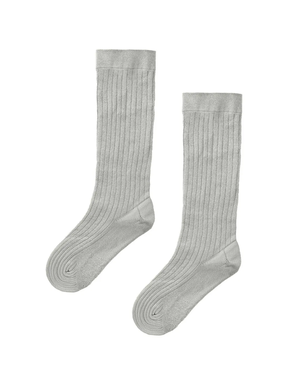 Wolford ribbed metallic-yarn socks Zilver